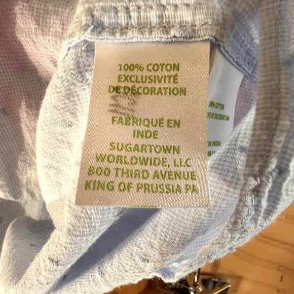 Lilly Pulitzer Pom Pom Flutter Sleeve Peplum Boho Coastal Resort Top XS - Picture 10 of 12